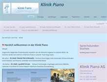 Tablet Screenshot of klinikpiano.ch